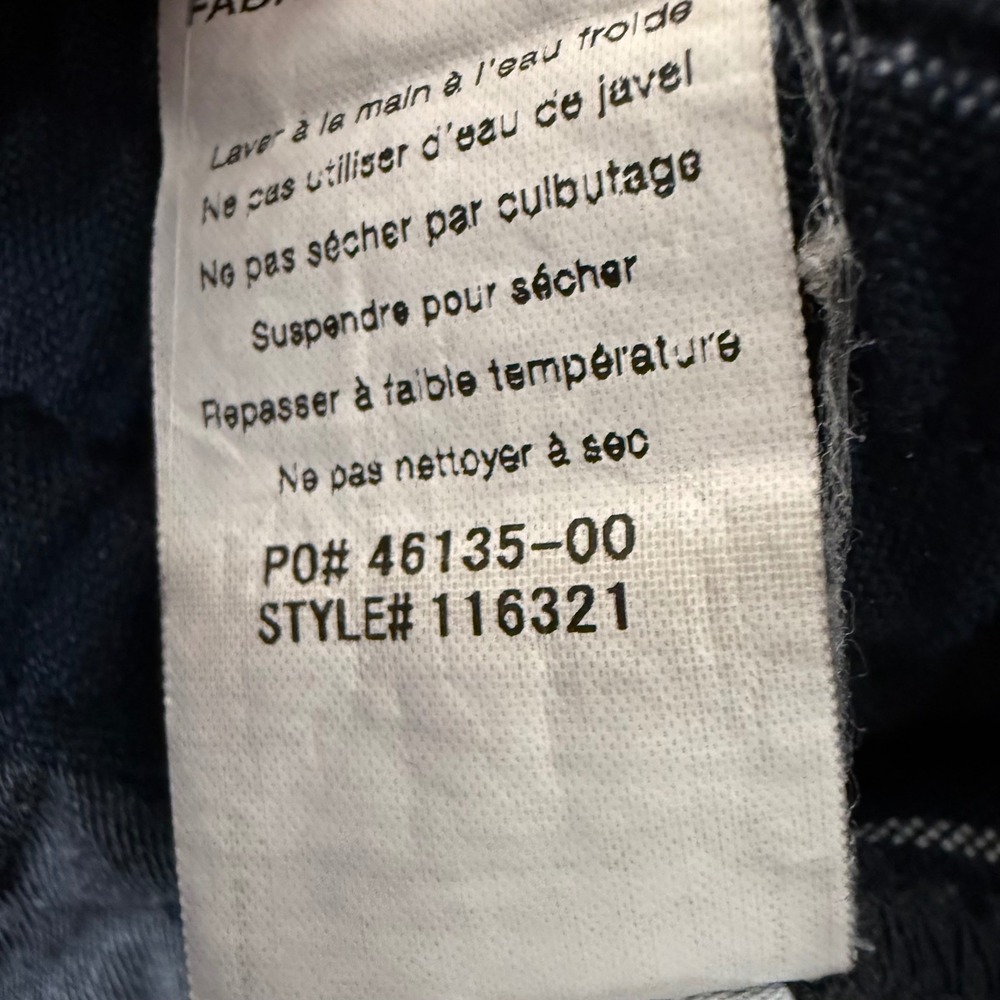 Stussy Bryan Pants Mens Small 28x28 Blue Plaid‎ Casual Streetwear Skate Rare - Picture 4 of 9